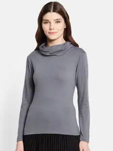 UNMADE Cowl Neck Cotton Top