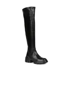 Saint G Women High-Top Leather Regular Boots
