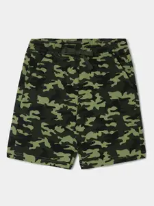 Fame Forever by Lifestyle Boys Camouflage Printed Cotton Shorts