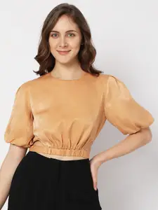 Vero Moda Brown Crop Top