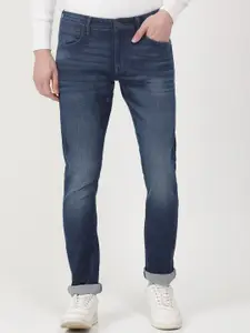 Wrangler Men Vegas Skinny Fit Low-Rise Light Fade Stretchable Jeans