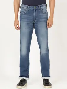 Wrangler Men Millard Straight Fit Heavy Fade Stretchable Jeans