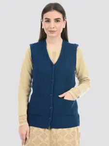 American Eye Women Cable Knit Acrylic Sweater Vest