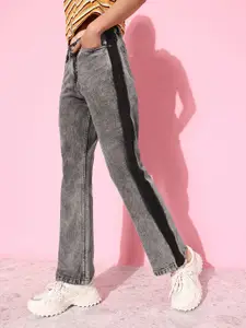 Kook N Keech Women Bootcut Heavy Fade Stretchable Jeans