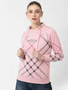 Crimsoune Club Women Checked Sweatshirt