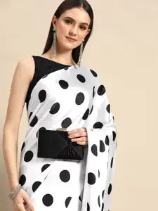 Anouk Printed Satin Saree