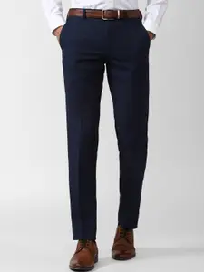 Van Heusen Men Slim Fit Mid-Rise Trouser