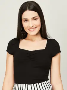 CODE by Lifestyle Sweetheart Neck Top