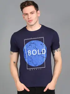 Urbano Fashion Men Cotton Graphic Printed Round Neck T-shirt