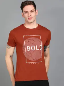 Urbano Fashion Men Cotton Graphic Printed Round Neck T-shirt
