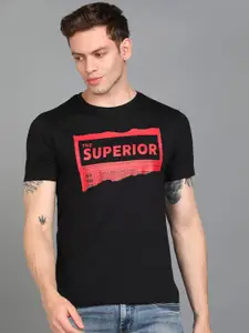 Urbano Fashion Men Typography Printed Cotton T-shirt