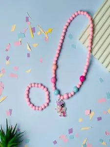Jewelz Girls Beaded Necklace & Bracelet Set