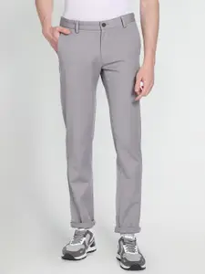 Arrow Sport Men Self Design Textured Original Slim Fit Chinos