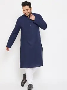 VASTRAMAY Men Plus Size Kurta With Churidar