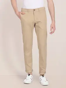 U.S. Polo Assn. Men Mid Rise Slim Fit Casual Trousers