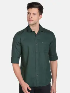 Arrow Sport Men Spread Collar Cotton Casual Shirt
