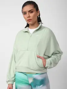 Reebok Women Workout Ready Zip Cover Up Sweatshirt