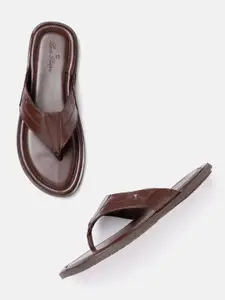 Louis Philippe Men Leather Comfort Sandals