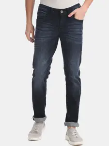 V-Mart Men Cotton Regular Fit Heavy Fade Jeans