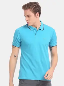 V-Mart Men Regular Fit Polo Collar Cotton T-shirt