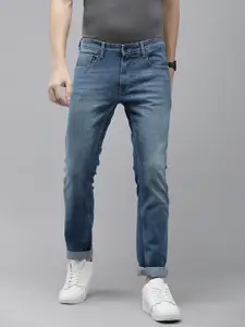 Pepe Jeans Men Vapour Slim Fit Mid-Rise Light Fade Stretchable Jeans