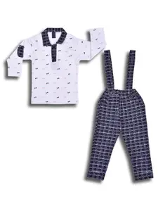 Wish Karo Boys Printed T-shirt with Trousers