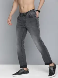 HERE&NOW Men Slim Fit Heavy Fade Stretchable Mid-Rise Jeans
