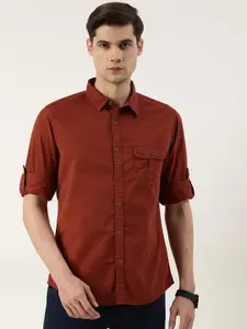 IVOC Men Standard Pure Cotton Casual Shirt