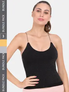 Amour Secret Pack of 3 Lightly Padded Spaghetti Strap Camisoles