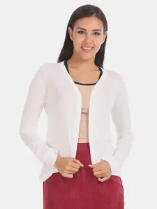 V-Mart Women Cotton Open Front Asymmetric Shrug