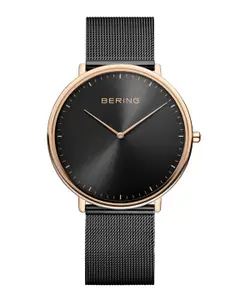 BERING Men Stainless Steel Bracelet Style Straps Analogue Watch