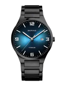 BERING Men Stainless Steel Bracelet Style Straps Analogue Watch 15240-727