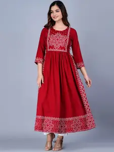 KALINI Bandhani Printed Kurta