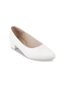 Metro Round Toe Block Pumps