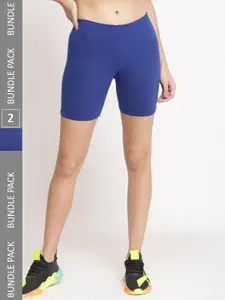 Jinfo Women Pack of 2 Cycling Shorts