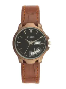 FLUID Women Leather Straps Analogue Watch FL23-773L-BK01