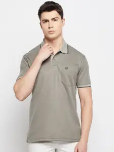 Duke Men Polo Collar Regular Fit Cotton T-shirt
