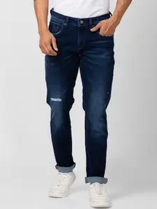 SPYKAR Men Low Distress Light Fade Cotton Jeans