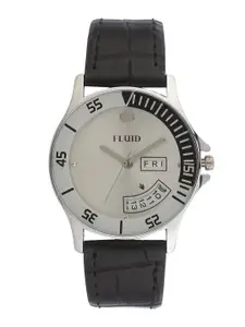FLUID Women Dial & Leather Textured Straps Analogue Watch FL23-731L-SL01