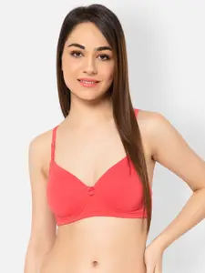 Clovia Cotton Padded Non-Wired Full Cup Multiway T-shirt Bra