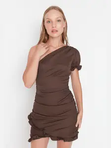 Trendyol One Shoulder Bodycon Mini Dress