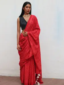Chidiyaa Bandhani Printed Pure Cotton Saree