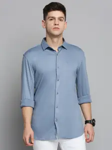 SHOWOFF Men  Comfort Slim Fit Cotton Knitted Casual Shirt