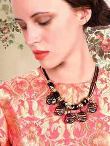 ODETTE Beaded Statement Necklace