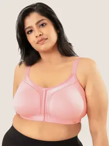 Nykd Plus Size Heavy Bust Seamless Cotton Bra - Non Wired Non Padded Full Coverage
