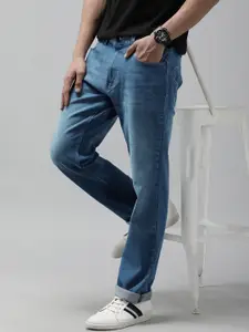 Pepe Jeans Men Mid-Rise Holborne Straight Fit Light Fade Stretchable Jeans