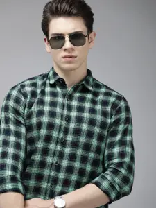 Pepe Jeans Men Pure Cotton Tartan Checked Casual Shirt