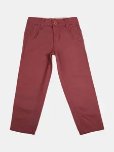 V-Mart Boys Mid-Rise Classic Cotton Trousers