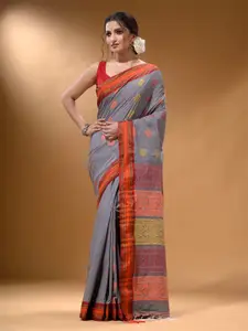 Arhi Woven Design Zari Bordered Saree