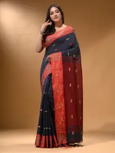 Arhi Ethnic Motifs Zari Pure Cotton Saree